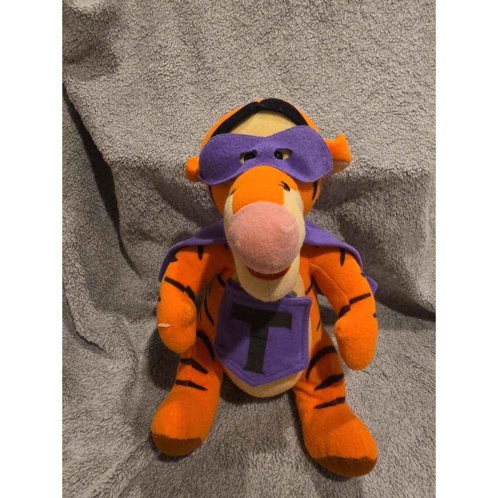 My Hero Tigger Plush 1995 Vintage Mattel Disney Attached‎ Book Masked